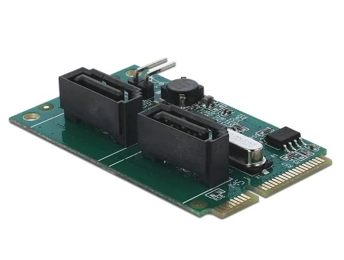 DeLOCK Mini PCIe - 2 x SATA-muunnin RAID:llä varustettuna ryhmässä TIETOKOONET & TARVIKKEET / Tietokoneen komponentit / Kovalevyt / Sovittimet & Tarvikkeet @ TP E-commerce Nordic AB (C70524)