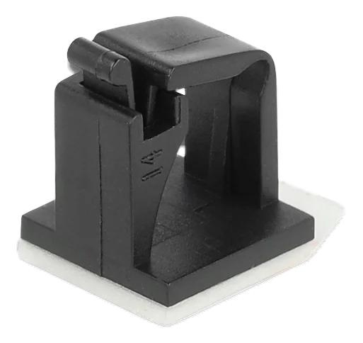 DeLOCK Cable holder with locking clip self-adhesive black 10 pieces ryhmässä KODINELEKTRONIIKKA / Kaapelit & Sovittimet / Kaapelinhallinta @ TP E-commerce Nordic AB (C70590)