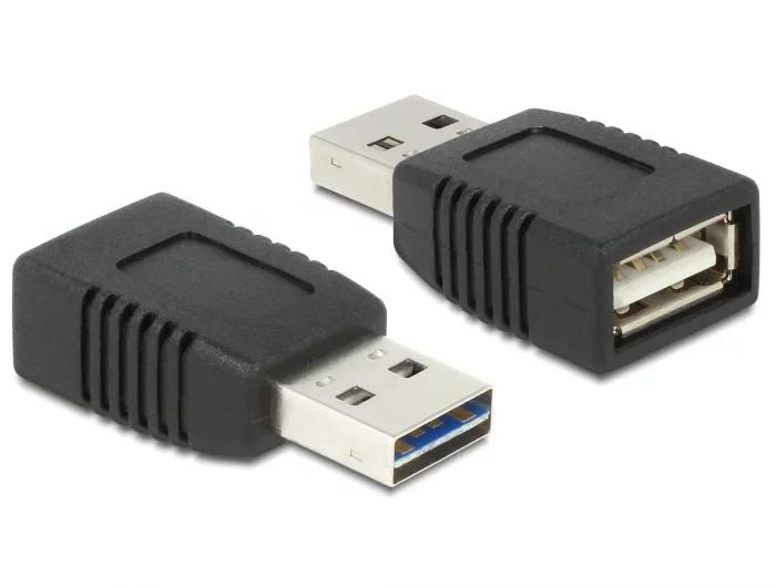 DeLOCK Adapter EASY-USB 2.0-A female charging only ryhmässä TIETOKOONET & TARVIKKEET / Kaapelit & Sovittimet / USB / USB-A / Sovittimet @ TP E-commerce Nordic AB (C70641)