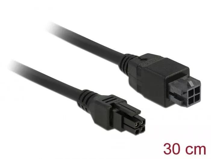 DeLOCK Micro Fit 3.0 4-pinninen jatkojohto uros > naaras 30 cm ryhmässä TIETOKOONET & TARVIKKEET / Kaapelit & Sovittimet / Sisäinen / Virtajohdot & Sovittimet @ TP E-commerce Nordic AB (C70703)