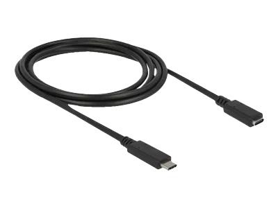 DeLOCK Extension cable SuperSpeed USB 3.1 Gen 1 USB type-C 2.0m ryhmässä TIETOKOONET & TARVIKKEET / Kaapelit & Sovittimet / USB / USB-C @ TP E-commerce Nordic AB (C70710)