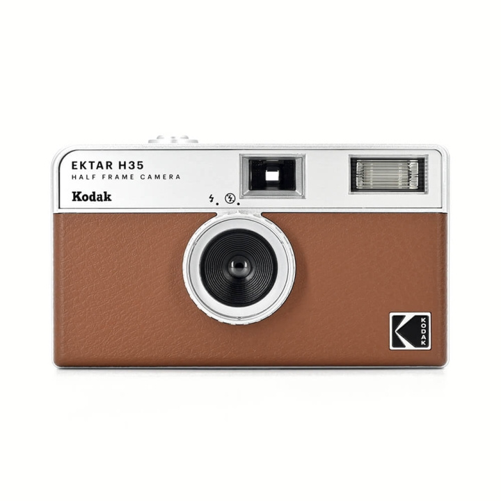 Kodak Film Camera Ektar H35 Brown ryhmässä KODINELEKTRONIIKKA / Valokuvat & Videot / Kamerat @ TP E-commerce Nordic AB (C71214)