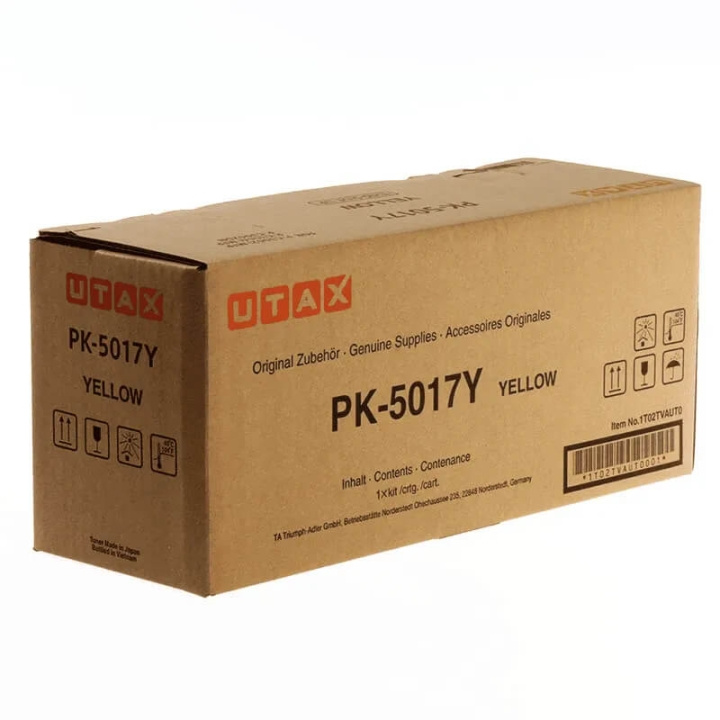 UTAX Toner 1T02TVAUT0 PK-5017Y Keltainen ryhmässä TIETOKOONET & TARVIKKEET / Tulostimet & Tarvikkeet / Musteet ja väriaineet / Toner / Muut @ TP E-commerce Nordic AB (C71319)