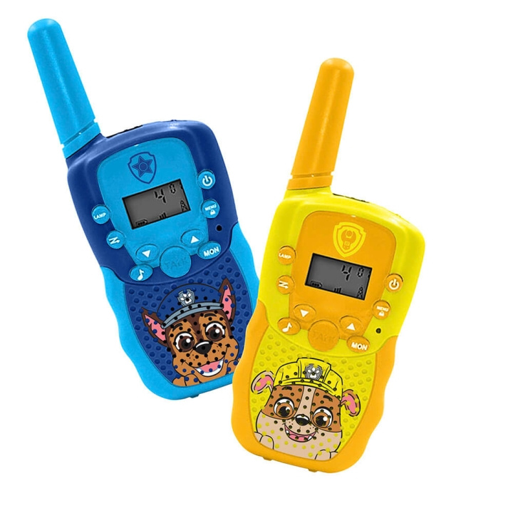 Paw Patrol Digital Walkie Talkie up to 1000m Range LCD ryhmässä LELUT, TUOTTEET LAPSILLE JA VAUVOILLE / Leikkikalut, Askartelu &Pelit / Lelut @ TP E-commerce Nordic AB (C71389)
