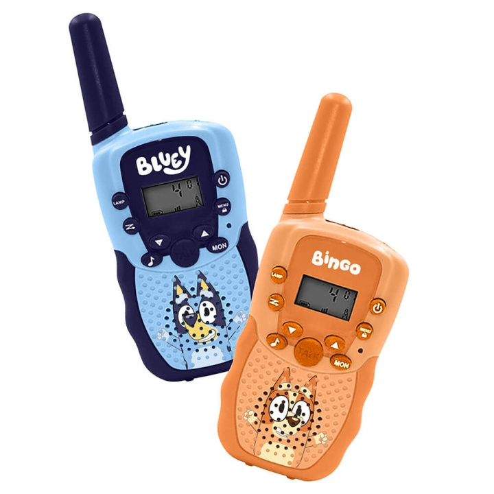Bluey Digital Walkie Talkie up to 1000m Range LCD ryhmässä URHEILU, VAPAA-AIKA JA HARRASTUS / Ulkoilu / Radiopuhelimet @ TP E-commerce Nordic AB (C71394)