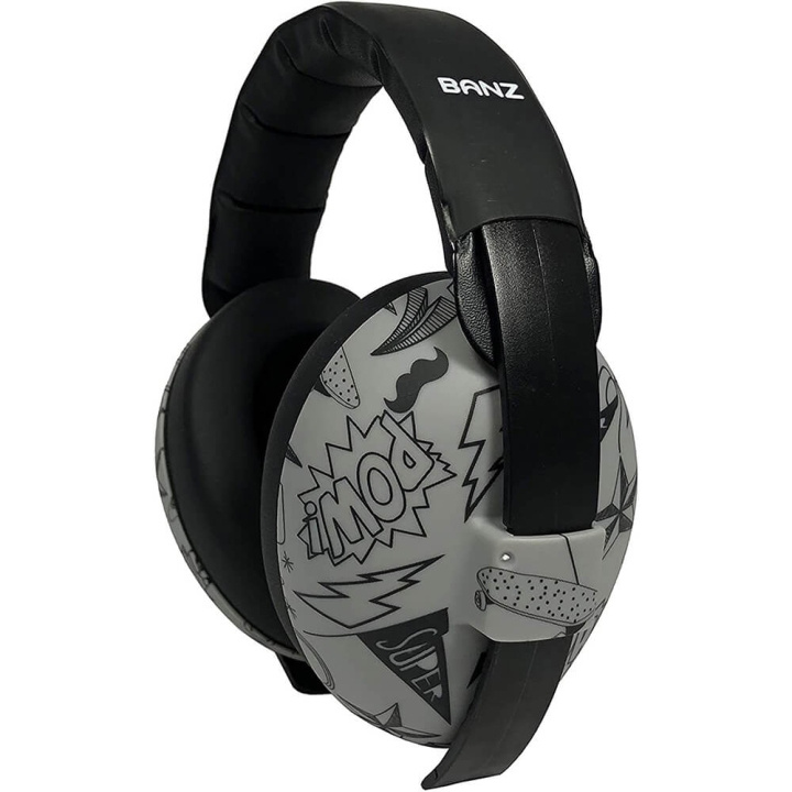BANZ Ear Muffs Baby Grafiti ryhmässä LELUT, TUOTTEET LAPSILLE JA VAUVOILLE / Lapsiturvallisuus / Muut @ TP E-commerce Nordic AB (C71448)