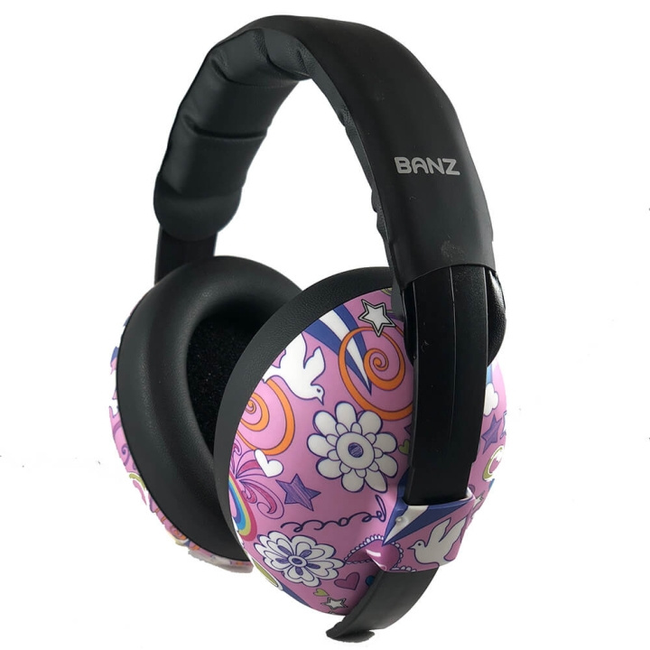 BANZ Ear Muffs Baby Peace Pink ryhmässä LELUT, TUOTTEET LAPSILLE JA VAUVOILLE / Lapsiturvallisuus / Muut @ TP E-commerce Nordic AB (C71449)
