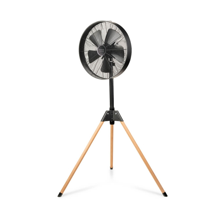 Taurus Tripod Fan Forest 5 Blades Black ryhmässä KOTI, TALOUS JA PUUTARHA / Tuulettimet ja ilmastointilaitteet / Lattiatuulettimet @ TP E-commerce Nordic AB (C71504)