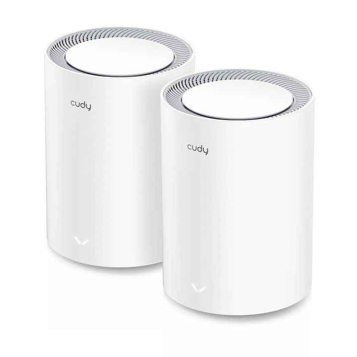 CUDY Mesh Solution M3000 2-pk WF6 AX3000 Gigabit 2.5G White ryhmässä TIETOKOONET & TARVIKKEET / Verkko / Reititin @ TP E-commerce Nordic AB (C71596)