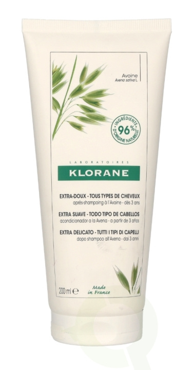 Klorane Ultra-Gentle Conditioner With Oat Milk 200 ml All Hair Types ryhmässä KAUNEUS JA TERVEYS / Hiukset &Stailaus / Hiustenhoito / Hoitoaine @ TP E-commerce Nordic AB (C71913)