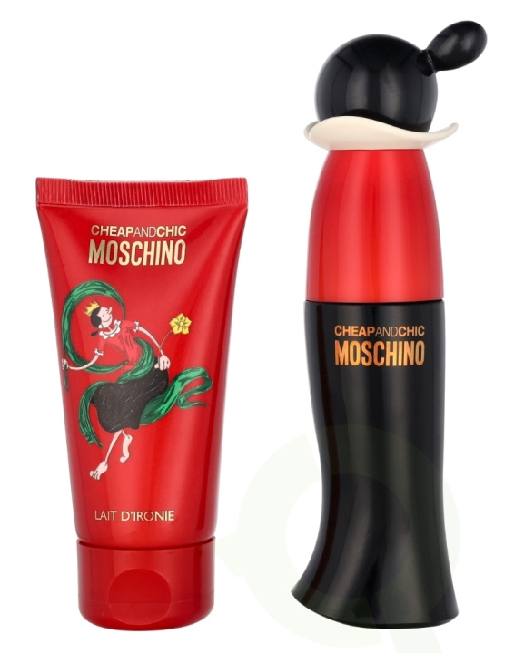 Moschino Cheap & Chic Giftset 80 ml Edt Spray 30ml/Body Lotion 50ml ryhmässä KAUNEUS JA TERVEYS / Tuoksut & Parfyymit / Parfyymit / Naisten Tuoksut @ TP E-commerce Nordic AB (C71932)