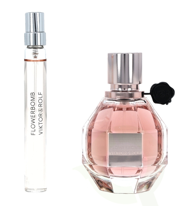 Viktor & Rolf Flowerbomb Giftset 60 ml Edp Spray 50ml/Edp Spray 10ml ryhmässä KAUNEUS JA TERVEYS / Lahjapakkaukset / Naisten lahjapakkaukset @ TP E-commerce Nordic AB (C72104)