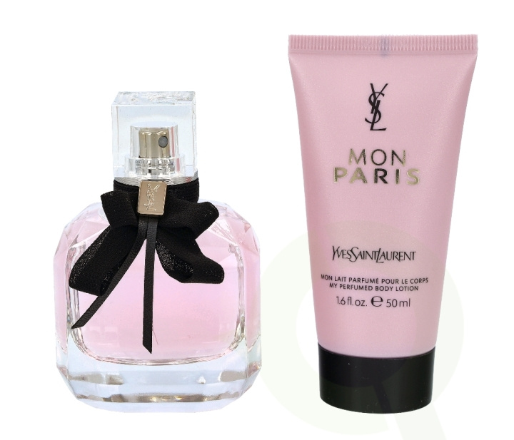 Yves Saint Laurent YSL Mon Paris Giftset 100 ml Edp Spray 50ml/Body Lotion 50ml Travel Selection ryhmässä KAUNEUS JA TERVEYS / Lahjapakkaukset / Naisten lahjapakkaukset @ TP E-commerce Nordic AB (C72741)
