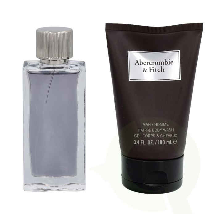Abercrombie & Fitch First Instinct Man Giftset 150 ml Edt Spray 50ml/Hair And Body Wash 100ml ryhmässä KAUNEUS JA TERVEYS / Tuoksut & Parfyymit / Parfyymit / Miesten Tuoksut @ TP E-commerce Nordic AB (C72783)