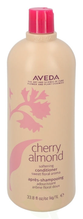 Aveda Cherry Almond Softening Conditioner 1000 ml Sweet Floral Aroma ryhmässä KAUNEUS JA TERVEYS / Hiukset &Stailaus / Hiustenhoito / Hoitoaine @ TP E-commerce Nordic AB (C73171)