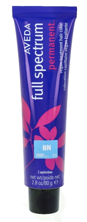 Aveda Full Spectrum Permanent Vegan Pure Tone Hair Color 80 gr 8N ryhmässä KAUNEUS JA TERVEYS / Hiukset &Stailaus / Hiustenhoito / Hiusväri / Hiusväri & Väripommi @ TP E-commerce Nordic AB (C73225)