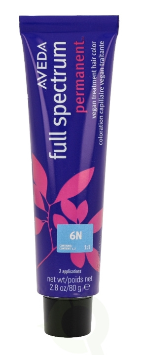Aveda Full Spectrum Permanent Vegan Pure Tone Hair Color 80 gr 6N ryhmässä KAUNEUS JA TERVEYS / Hiukset &Stailaus / Hiustenhoito / Hiusväri / Hiusväri & Väripommi @ TP E-commerce Nordic AB (C73226)
