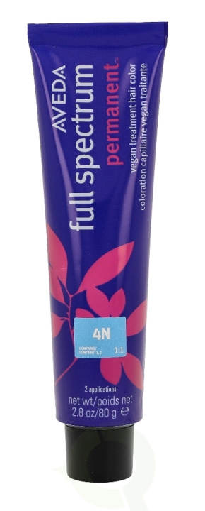 Aveda Full Spectrum Permanent Vegan Pure Tone Hair Color 80 g 4N ryhmässä KAUNEUS JA TERVEYS / Hiukset &Stailaus / Hiustenhoito / Hiusväri / Hiusväri & Väripommi @ TP E-commerce Nordic AB (C73228)