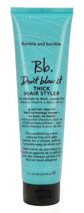 Bumble and Bumble Bumble & Bumble Don\'t Blow It Thick Hair Styler 150 ml ryhmässä KAUNEUS JA TERVEYS / Hiukset &Stailaus / Hiusten stailaus / Muotoiluvaahto @ TP E-commerce Nordic AB (C73270)