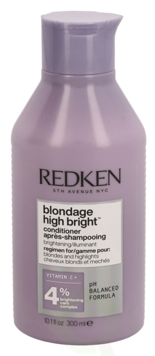 Redken Blondage High Bright Conditioner 300 ml ryhmässä KAUNEUS JA TERVEYS / Hiukset &Stailaus / Hiustenhoito / Hoitoaine @ TP E-commerce Nordic AB (C73761)