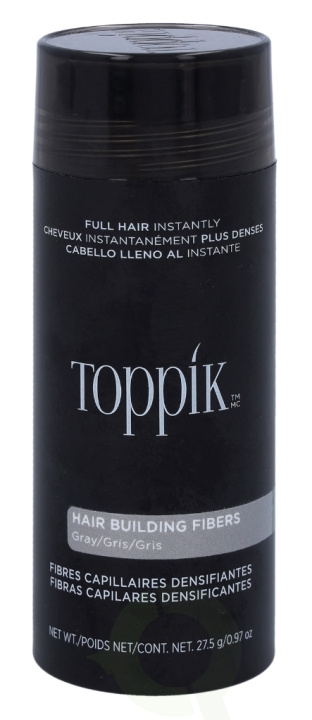 Toppik Hair Building Fibers - Grey 27.5 gr ryhmässä KAUNEUS JA TERVEYS / Hiukset &Stailaus / Hiustenhoito / Hiusväri / Hiusväri & Väripommi @ TP E-commerce Nordic AB (C73919)