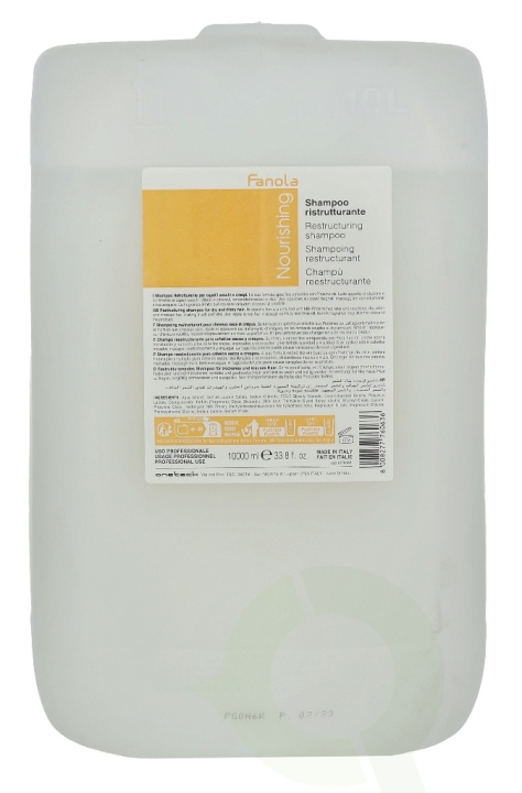 Fanola Nutri Care Restructuring Shampoo 10000 ml ryhmässä KAUNEUS JA TERVEYS / Hiukset &Stailaus / Hiustenhoito / Shampoo @ TP E-commerce Nordic AB (C74564)