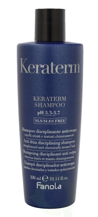 Fanola Keraterm Hair Ritual Anti-Frizz Shampoo 300 ml SLS/SLES Free Straightened And Chemically Treated Hair ryhmässä KAUNEUS JA TERVEYS / Hiukset &Stailaus / Hiustenhoito / Shampoo @ TP E-commerce Nordic AB (C74565)
