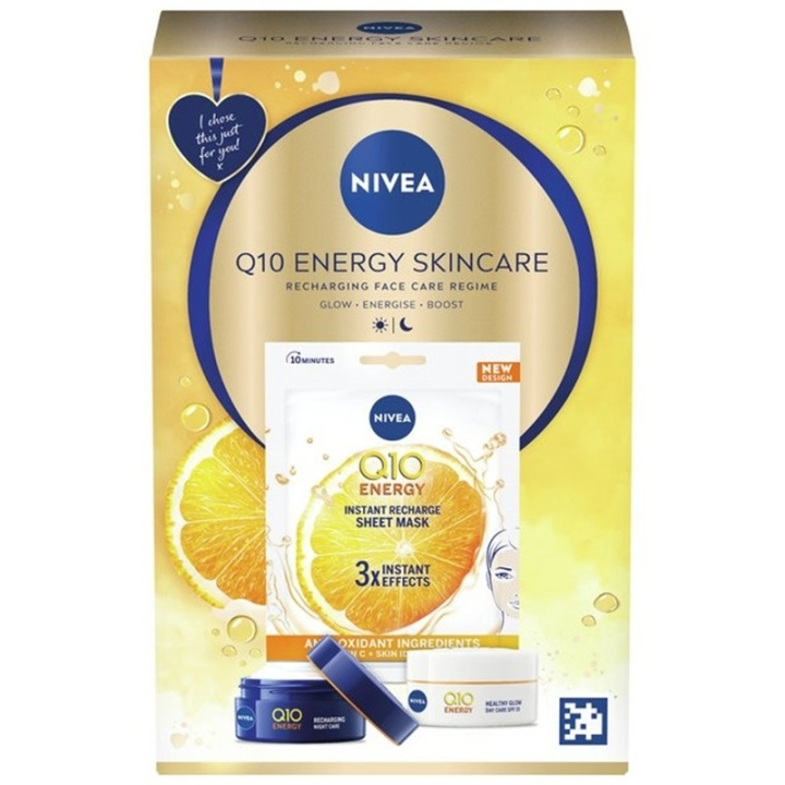 Nivea Q10 Energy Skincare Giftset ryhmässä KAUNEUS JA TERVEYS / Ihonhoito / Kasvot / Päivävoide @ TP E-commerce Nordic AB (C74737)
