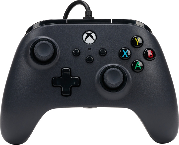 PowerA Wired Controller -peliohjain, musta, Xbox ryhmässä KODINELEKTRONIIKKA / Pelikonsolit & Tarvikkeet / Xbox Series X / Tarvikkeet @ TP E-commerce Nordic AB (C75393)