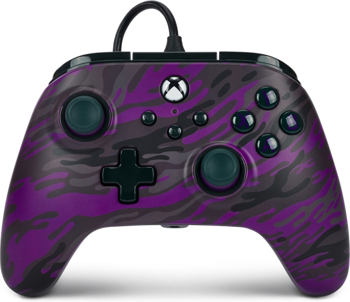 PowerA Advantage Wired Controller -peliohjain, Purple Camo, Xbox ryhmässä KODINELEKTRONIIKKA / Pelikonsolit & Tarvikkeet / Xbox Series X / Tarvikkeet @ TP E-commerce Nordic AB (C75396)