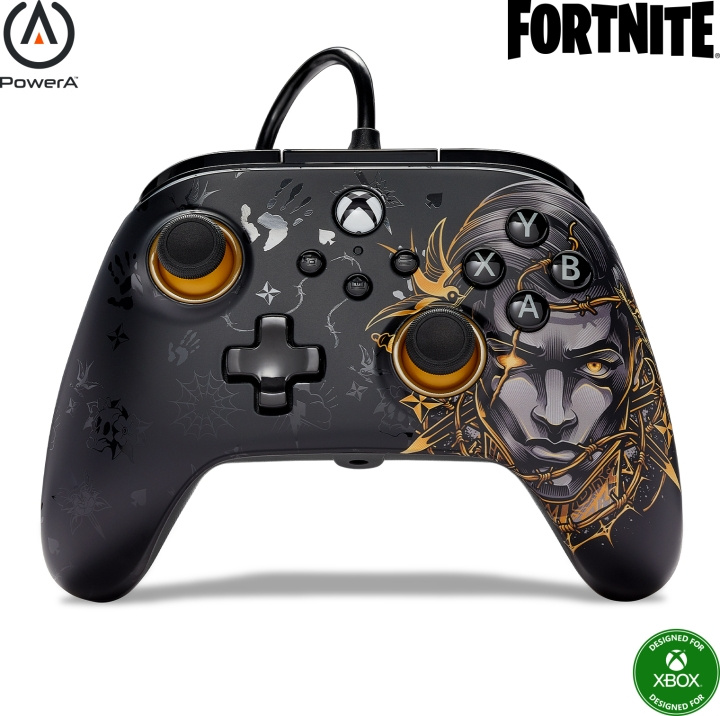 PowerA Advantage Wired Controller -langallinen peliohjain, Midas, Xbox / PC ryhmässä KODINELEKTRONIIKKA / Pelikonsolit & Tarvikkeet / Xbox Series X / Tarvikkeet @ TP E-commerce Nordic AB (C75426)