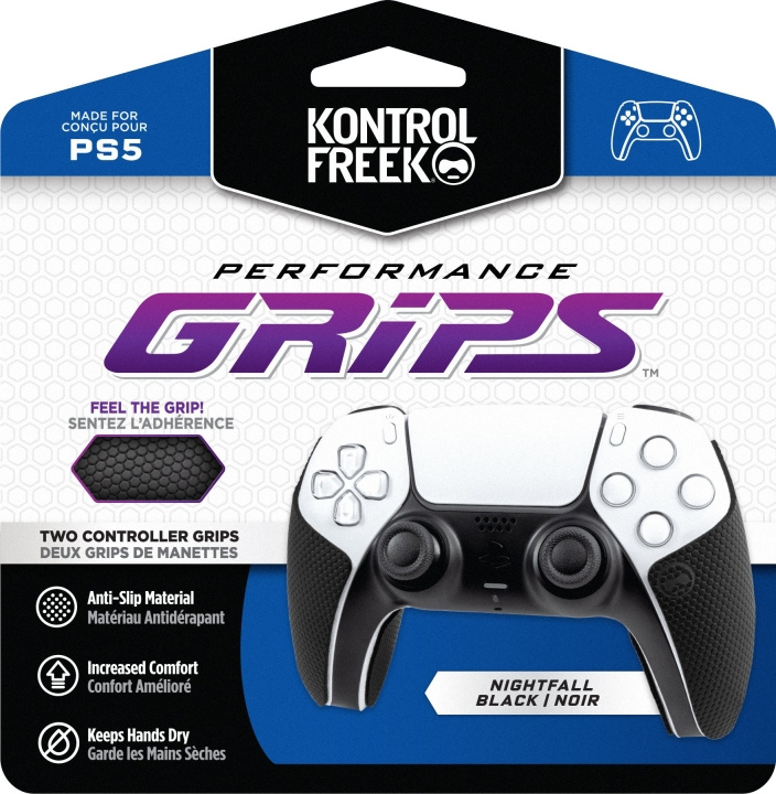 KontrolFreek Performance Grips, musta (PS5) ryhmässä KODINELEKTRONIIKKA / Pelikonsolit & Tarvikkeet / Sony PlayStation 5 / Tarvikkeet @ TP E-commerce Nordic AB (C75456)