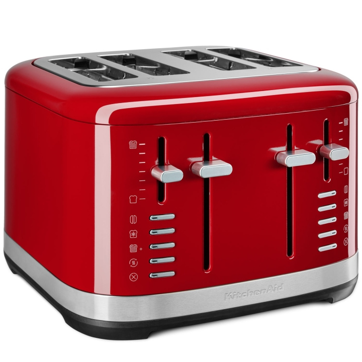 KitchenAid Brödrost 4 Skivors Metall 5KMT4109EER Röd ryhmässä KOTI, TALOUS JA PUUTARHA / Kodinkoneet / Leivänpaahtimet & Leipägrillit / Leivänpaahtimet @ TP E-commerce Nordic AB (C75710)