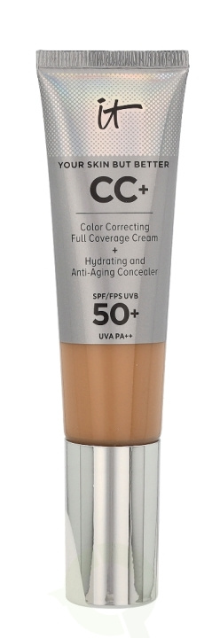 IT Cosmetics CC+ Color Corr. Full Coverage Cream SPF50 32 ml Medium ryhmässä KAUNEUS JA TERVEYS / Meikit / Meikit Kasvot / Meikkivoide @ TP E-commerce Nordic AB (C76035)