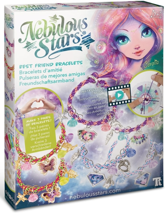 Nebulous Stars Best Friend Bracelets -askartelusetti ryhmässä LELUT, TUOTTEET LAPSILLE JA VAUVOILLE / Leikkikalut, Askartelu &Pelit / Käsityöt @ TP E-commerce Nordic AB (C76117)