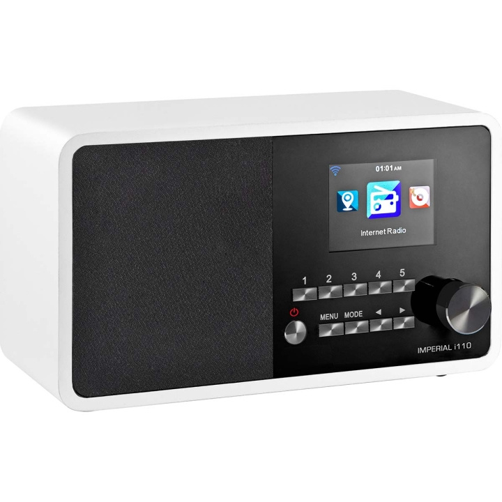 imperial i110 Wi-Fi-internetradio, jossa on mediasoitin Valkoinen ryhmässä KODINELEKTRONIIKKA / Ääni & Kuva / Kotiteatteri, HiFi ja kannettavat / Radio & Herätyskellot / Radio @ TP E-commerce Nordic AB (C76576)