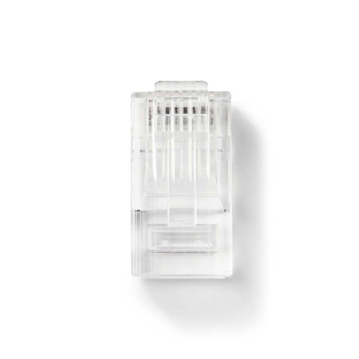 Nedis RJ45-liitin | RJ45 Pass Through | Monisäikeinen UTP CAT5 | Suora | Kullattu | 10 kpl | PVC | Läpikuultava | Laatikko ryhmässä TIETOKOONET & TARVIKKEET / Kaapelit & Sovittimet / Verkko / Sovittimet & Liittimet @ TP E-commerce Nordic AB (C76603)