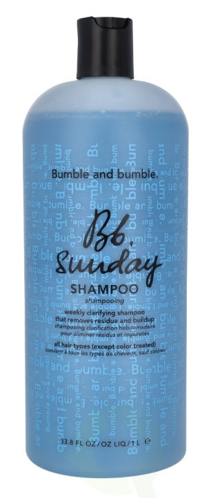 Bumble and Bumble Bumble & Bumble Sunday Shampoo 1000 ml ryhmässä KAUNEUS JA TERVEYS / Hiukset &Stailaus / Hiustenhoito / Shampoo @ TP E-commerce Nordic AB (C77032)