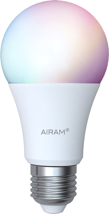 Airam SmartHome -vakiolamppu, E27, opaali, 1055 lm, RGBW 2700-6500K ryhmässä KODINELEKTRONIIKKA / Valaistus / LED-lamput @ TP E-commerce Nordic AB (C77536)