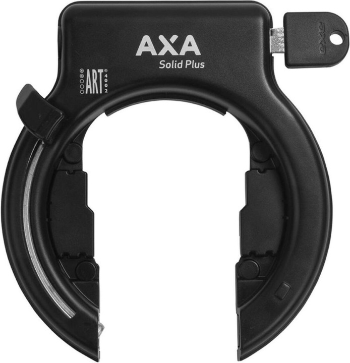 Axa Solid Plus runkolukko, musta ryhmässä URHEILU, VAPAA-AIKA JA HARRASTUS / Urheiluvälineet / Pyörätarvikkeet / Muut pyörätarvikkeet @ TP E-commerce Nordic AB (C77831)