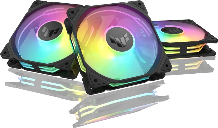 ASUS TUF Gaming TR 120 ARGB PWM -tuuletin, 120 mm, musta, 3-pack ryhmässä TIETOKOONET & TARVIKKEET / Tietokoneen komponentit / Jäähdytys / Alustan puhaltimet @ TP E-commerce Nordic AB (C77854)