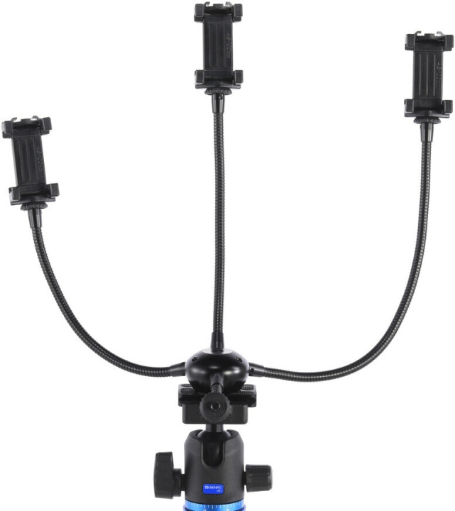 Benro MeVideo Livestream Accessory Kit -striimausjalusta kolmelle älypuhelimelle