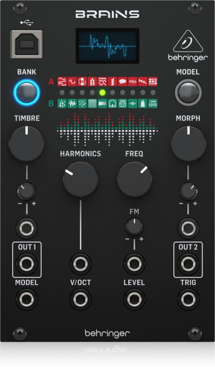 BEHRINGER Brains -oskillaattorimoduuli ryhmässä LELUT, TUOTTEET LAPSILLE JA VAUVOILLE / Musiikki, Laulu & Kuva / Soittimet @ TP E-commerce Nordic AB (C78275)