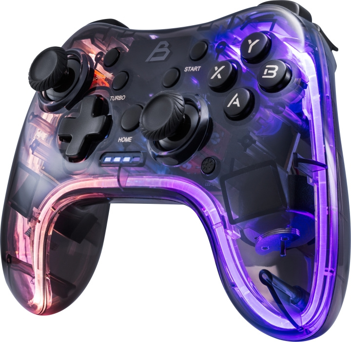Blackstorm Surge RGB -peliohjain ryhmässä KODINELEKTRONIIKKA / Pelikonsolit & Tarvikkeet / Sony PlayStation 4 / Tarvikkeet @ TP E-commerce Nordic AB (C78406)