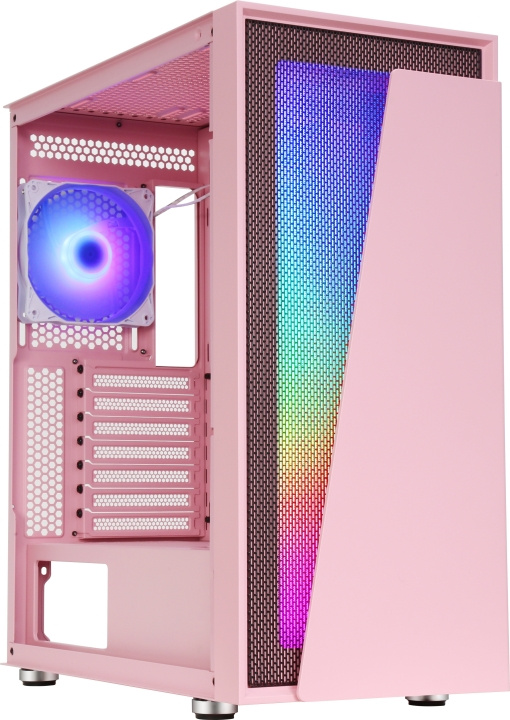 Blackstorm Artemis 3705 ATX-kotelo ikkunalla, pinkki ryhmässä TIETOKOONET & TARVIKKEET / Tietokoneen komponentit / Asennuspohja @ TP E-commerce Nordic AB (C78432)