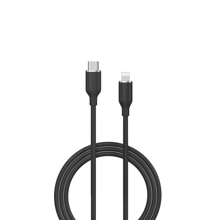 Devia kaapeli Jelly EC631 USB-C - Lightning 1,2 m 27W musta ryhmässä ÄLYPUHELIMET JA TABLETIT / Laturit & Kaapelit / Kaapelit / Lightning kaapelit @ TP E-commerce Nordic AB (C78637)