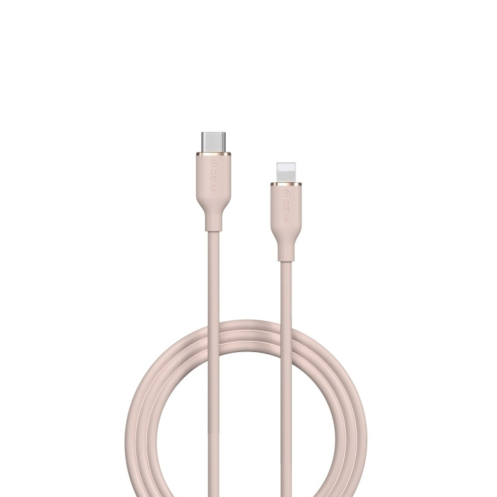 Devia kaapeli Jelly EC631 USB-C - Lightning 1,2 m 27W vaaleanpunainen ryhmässä ÄLYPUHELIMET JA TABLETIT / Laturit & Kaapelit / Kaapelit / Lightning kaapelit @ TP E-commerce Nordic AB (C78640)