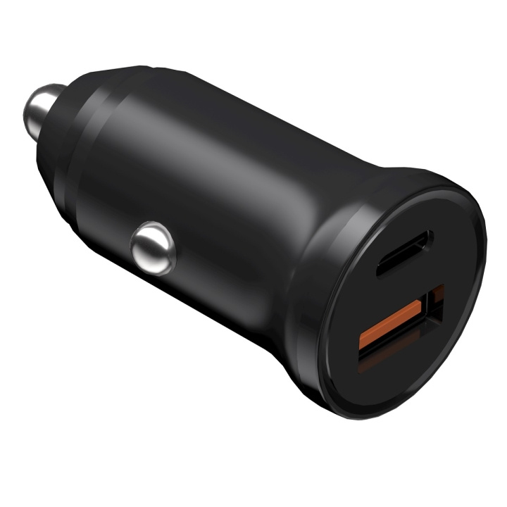 Devia autolaturi Smart Mini PD QC 3.0 30W 1x USB-C 1x USB musta ryhmässä ÄLYPUHELIMET JA TABLETIT / Laturit & Kaapelit / Autolaturi / Autolaturi Tyyppi C @ TP E-commerce Nordic AB (C78646)