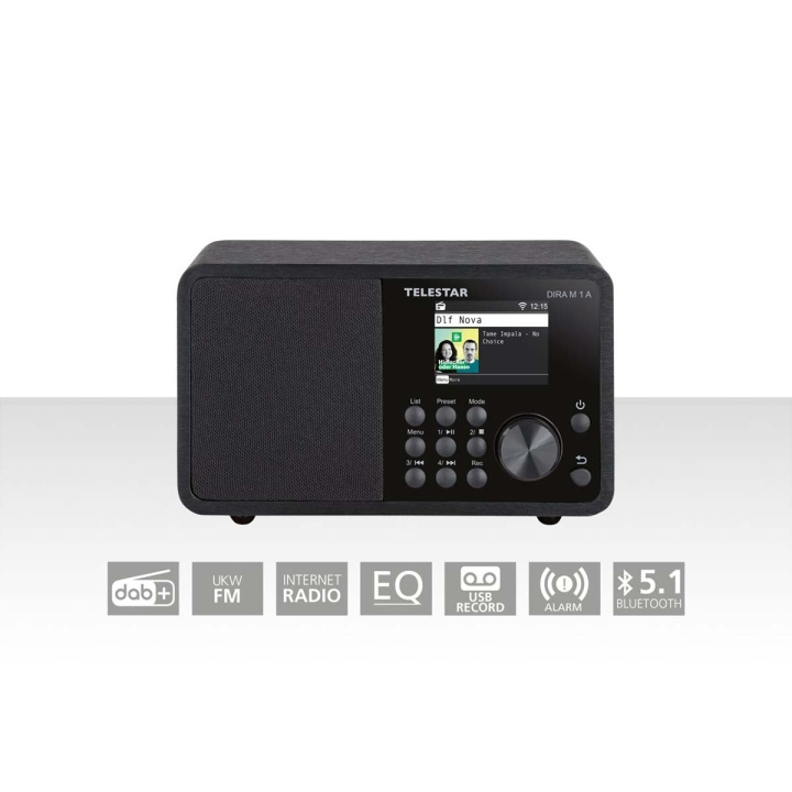 TELESTAR DIRA M 1 A EWF Kompakti mono monitoimiradio musta ryhmässä KODINELEKTRONIIKKA / Ääni & Kuva / Kotiteatteri, HiFi ja kannettavat / Radio & Herätyskellot / Radio @ TP E-commerce Nordic AB (C78723)