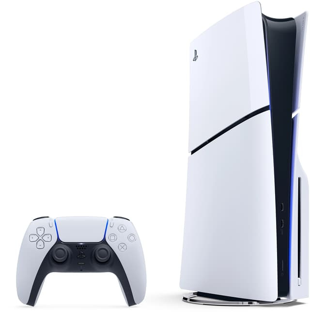 Sony PlayStation 5 Slim (PS5) Standard Edition (D-Chassis) ryhmässä KODINELEKTRONIIKKA / Pelikonsolit & Tarvikkeet / Sony PlayStation 5 / Pelikonsolit @ TP E-commerce Nordic AB (C78942)
